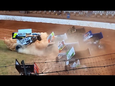 BayPark Speedway - Sprintcars - 5/1/22 - dirt track racing video image