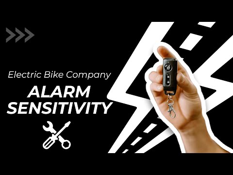 Keep Your E-bike Safe - Alarm Sensitivity