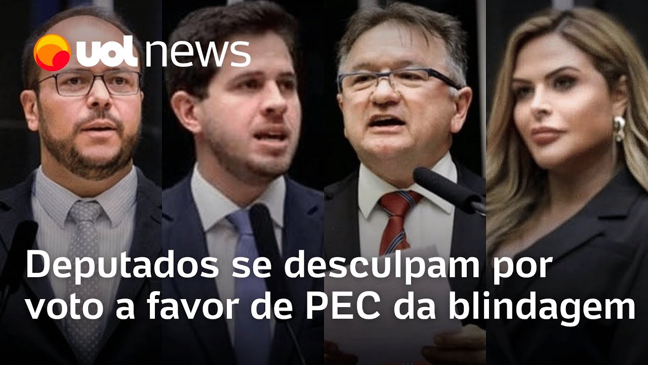 Arrependidos deputados se desculpam por voto a favor de PEC da blindagem