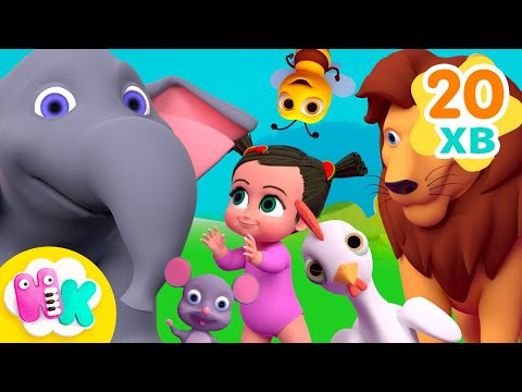 Голоси Тварин Українською Мовою 🐱🐮 Пісні про Тварин для Дітей | Дитячі Пісні | HeyKids Українською