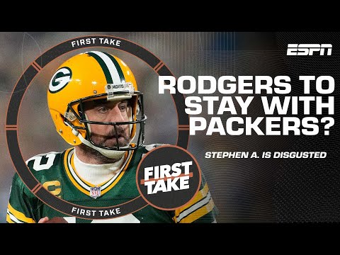 Stephen A. is DISGUSTED with Aaron Rodgers 👀 | First Take