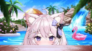 summer outfit reveal and chillin!