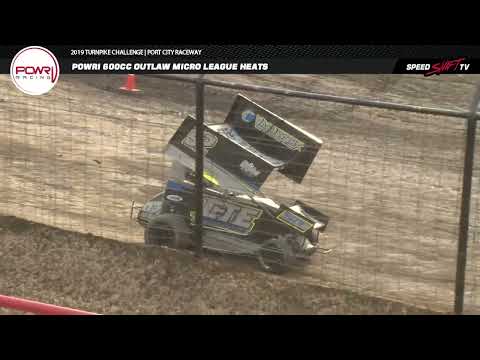 3.24.19 POWRi Outlaw Micro Sprint League at Port City Raceway - dirt track racing video image