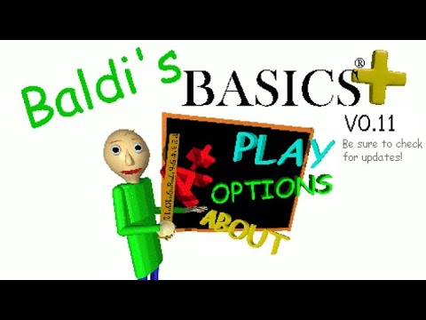 Baldi's Basics plus 1.11 pre-release on mobile!