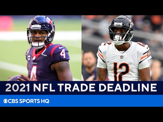 When Does The NFL Trade Deadline End 2021?