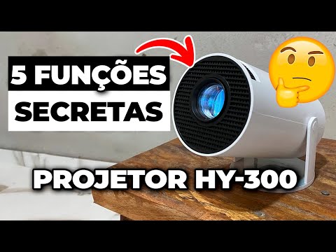 5 FUNÇÕES SECRETAS DO PROJETOR HY-300 QUE QUEM TEM NÃO SABE!