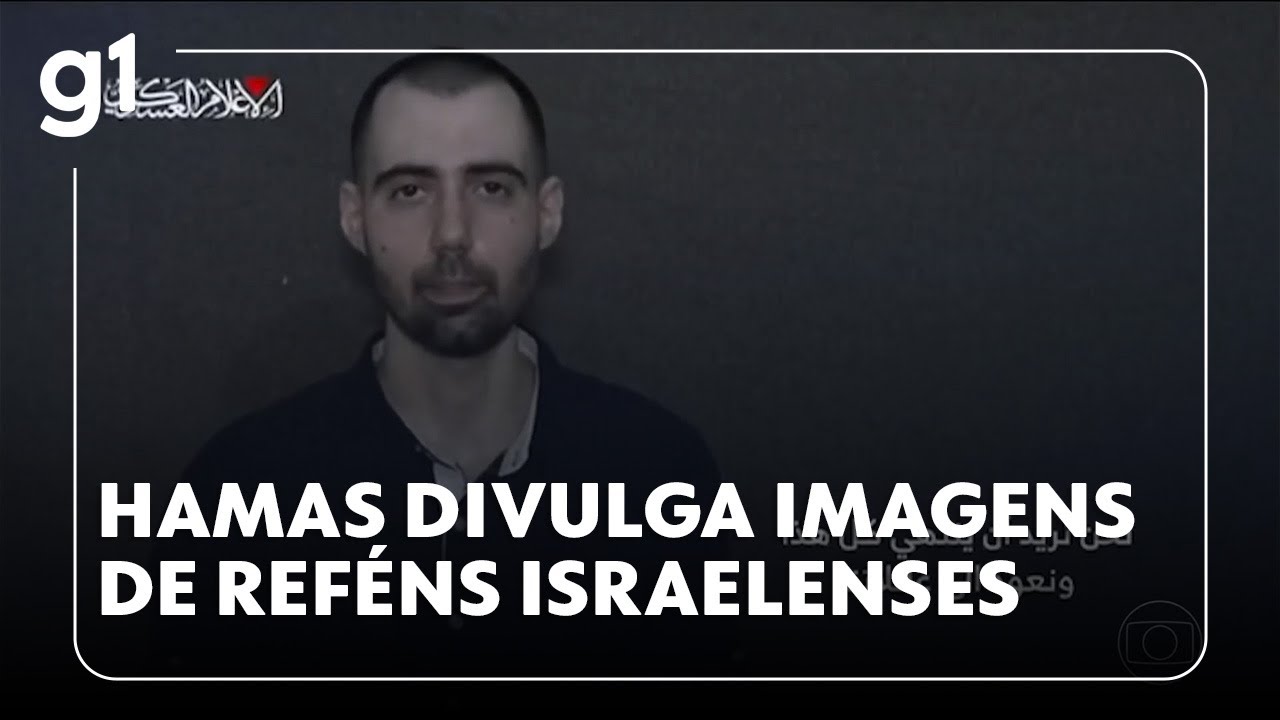 Jornal Hoje: Hamas divulga vídeo com reféns israelenses circulando de carro pela Faixa de Gaza