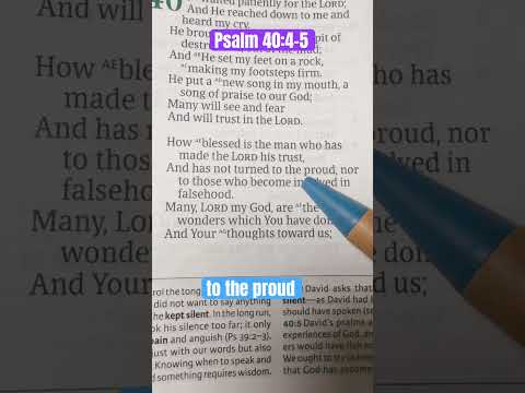 Psalm 40:4-5 #jesusisgod #jesusislord #joy #bible #psalms #blessed #trustgodbro #truth #falsehood