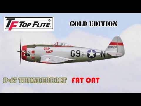 TEST FLIGHT - TOP FLITE P-47 THUNDERBOLT (GOLD EDITION) - DLE 55cc - DEANO & LEE - 2019 - UCMQ5IpqQ9PoRKKJI2HkUxEw