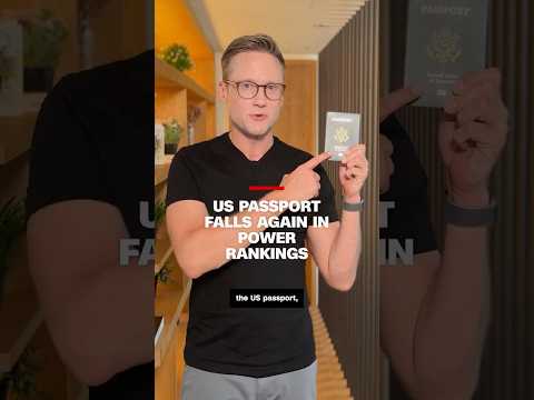 US passport falls again in power rankings