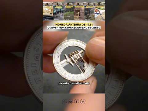 Arte Mecánico en una Moneda del Año 1921 🤯