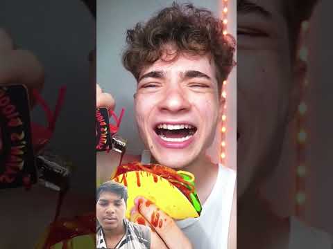 Extreme Spicy Gummies ASMR 🥵 #spicy #spizee