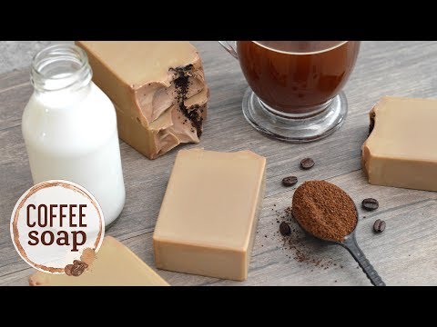 Coffee Soap Made With A Coffee Lye Solution | MO River Soap - UCc0QijiLnaYrg7KhTwEwP4w