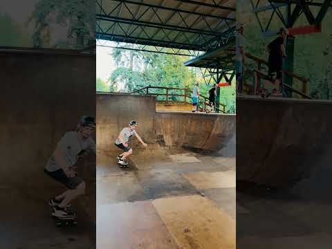 Ramp tricks with an E-board