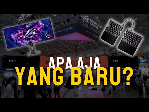 Ada Keyboard Bisa Dibelah + Monitor OLED Jadi Banyak? – ROG Booth Computex 2025