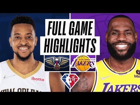 PELICANS at LAKERS | FULL GAME HIGHLIGHTS | February 27, 2022 (edited) video clip 