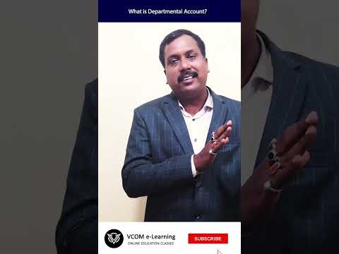 What is Departmental Account? – #shortvideo #financialaccounting  -Video@25
