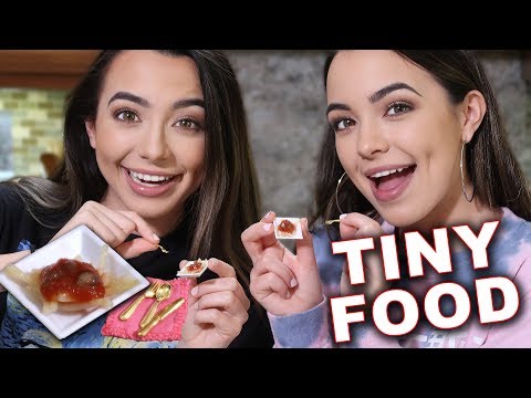 Tiny Food Challenge: Spaghetti - Merrell Twins - UCwtnkRZcvL4bfopzJ-Von8Q