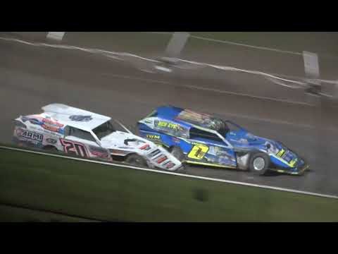 USMTS Modified Feature - Cedar Lake Speedway 06/14/2024 - dirt track racing video image