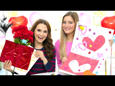 Valentine's Card DIY Blindfold Challenge with Ro! - UCey_c7U86mJGz1VJWH5CYPA