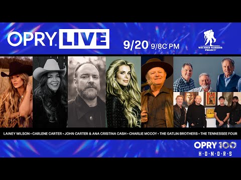 Opry Live - Opry 100 Honors Johnny & June: Lainey Wilson, John Carter and Ana Cristina Cash & More!
