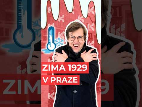 1929 - kdy v Praze bylo jak na Sibiři 🥶❄️