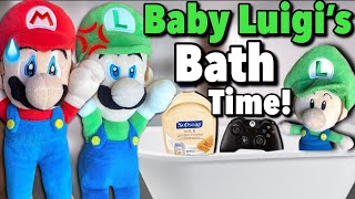 AMB - Baby Luigi’s Bath Time!