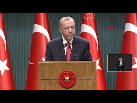 Cumhurbaşkanı Erdoğan kabine toplantısı sonrasında açıklamalarda bulundu