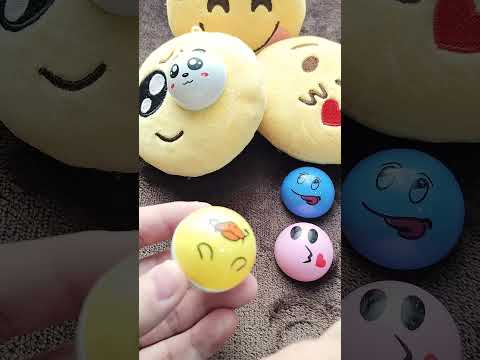 ball🔵🟣🟡⚪ emoji😋😘😚 #shorts #emoji #viral #ball #trending #colors