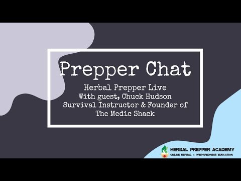 Prepper Chat w/Survival Instructor Chuck Hudson 9-17-17