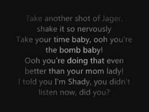 Eminem - So Bad Lyrics On Screen