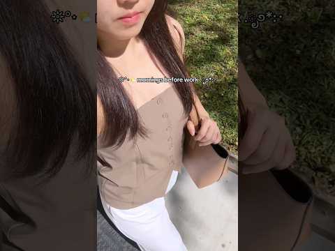 lovee the morning sun ☀️🤍🤎