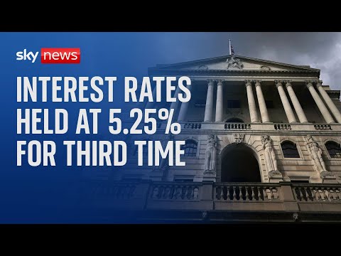 BREAKING: Interest rate held at 5.25%