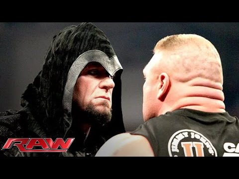 Brock Lesnar is surprised by the return of The Undertaker: Raw, Feb. 24, 2014 - UCJ5v_MCY6GNUBTO8-D3XoAg