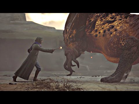 Hogwarts Legacy – Graphorn Boss Fight Scene & Gameplay (4K 60FPS) 2023