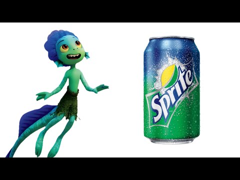 LUCA MOVIE CHARACTERS AND THEIR FAVORITE SODAS!