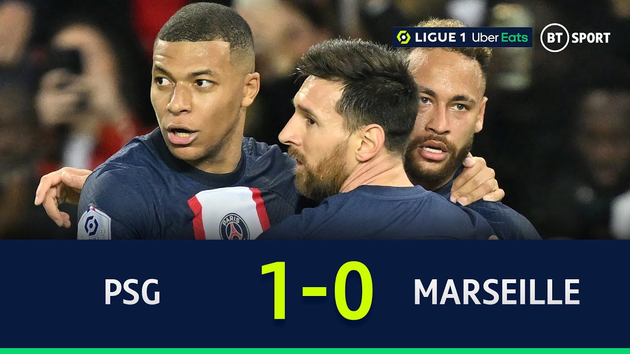 PSG vs Marseille (1-0) | Neymar scores winner in Le Classique | Ligue 1 Highlights
