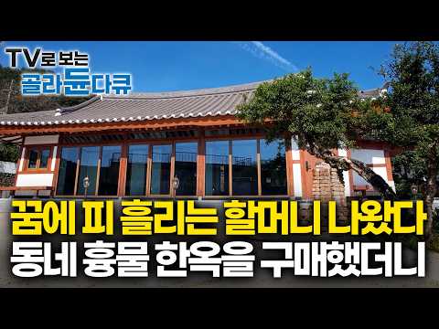 5년 전에 집을 샀는데 입주를 못 했다. 귀신 나올 거 같은 100년 된 폐가 한옥을 구매했더니｜250평 구옥을 구매 후 우물 리모델링 하다가 벌어진 일｜건축탐구 집｜#골라듄다큐