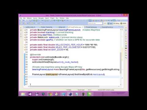 6  Route tracker App  Building The App  RouteTracker Subclass of MapActivity   Overriding Activity Method onCreate