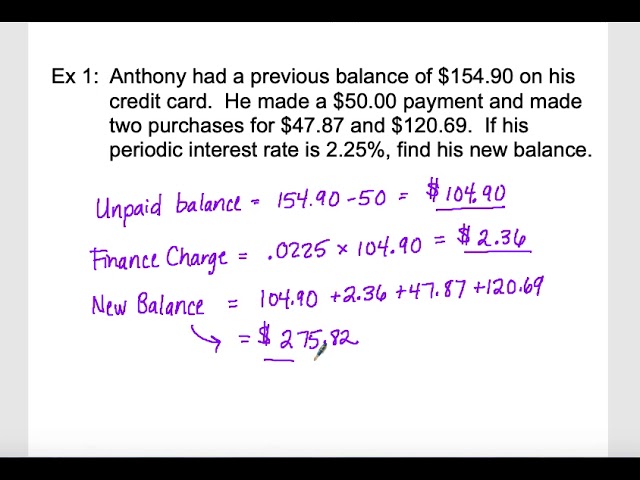 How To Calculate Finance Charges On Past Due Invoices
