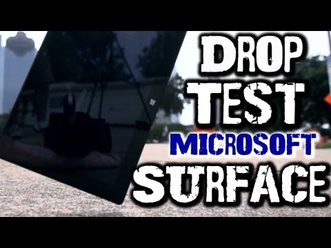 Drop Test: Microsoft Surface RT - UCmY5lv5l2RYGOKWKGXLmGJw