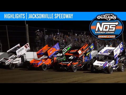 World of Outlaws NOS Energy Drink Sprint Cars | Jacksonville Speedway | May 1st, 2024 | HIGHLIGHTS - dirt track racing video image