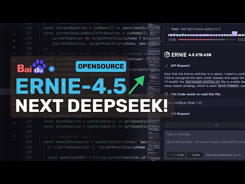 Ernie 4.5 (400B, 27B) + Roo,Cline,Kilo + Free APIs: This is a GREAT OPEN CODING LLM, right now!