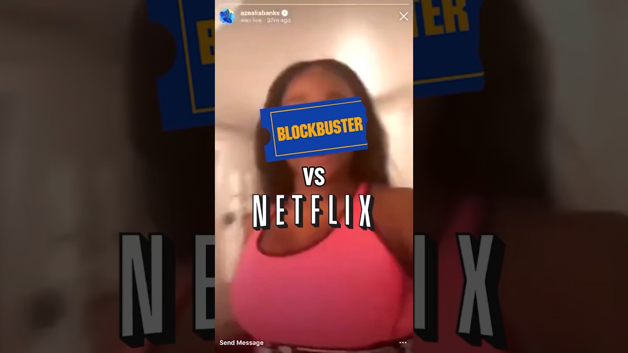 Blockbuster Claps Back At Netflix Over Password Sharing Crackdown #shorts