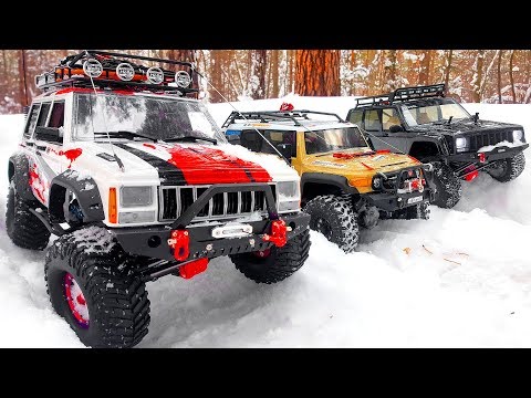 Stuck in the Snow RC Cars 4x4 — Towing Axial SCX10 II and HPI Venture — RC Extreme Pictures - UCOZmnFyVdO8MbvUpjcOudCg