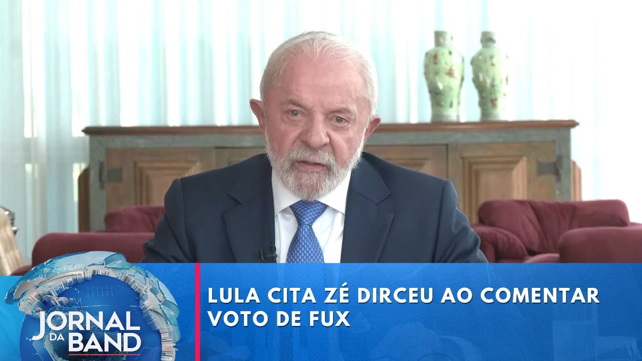 Lula cita Zé Dirceu ao comentar voto de Fux que só condenou Cid e Braga Netto | Jornal da Band