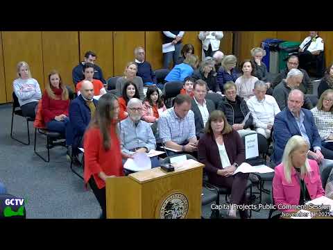 Capital Projects Public Comment, November 13, 2025