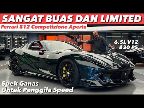 KUDA BUAS ITALIA YANG SANGAT EKSKLUSIF | FERRARI 812 COMPETIZIONE APERTA