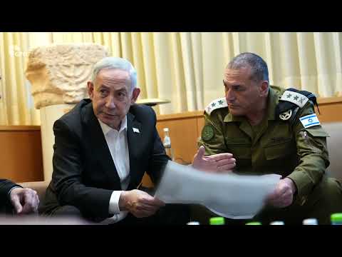 ראש הממשלה בני* נתניהו בהתייעצות ביטחונית בקריה