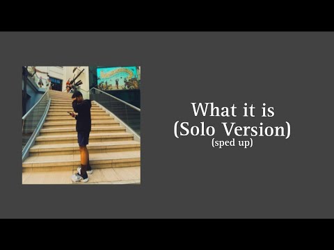 Doechii - What it is (Solo Version) (Sped up)